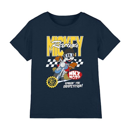 Mickey Mouse Barn/Barn Racing Motorcykel T-Shirt 7-8 År