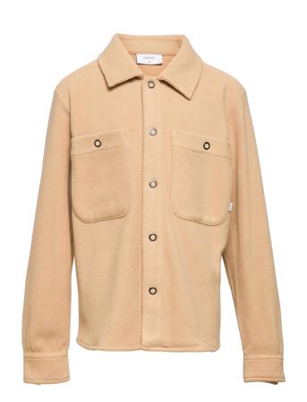 Tue Fleece Shirt Beige Grunt