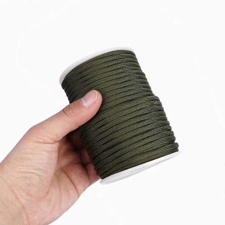 Högpresterande fallskärmslina Camping Paracord Vandringsrep Utomhus Paracord för Camping Vandring och Nödsituationer Använd djungelkamouflage[D]