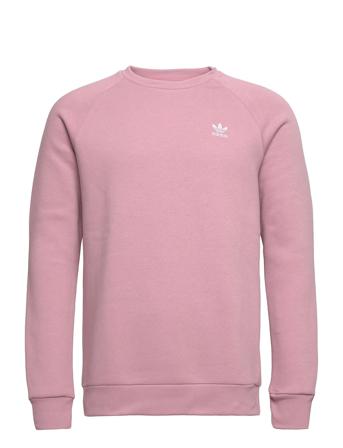 Adicolor Essentials Trefoil Crewneck Sweatshirt Sweatshirt Trøje Lilla Adidas Originals