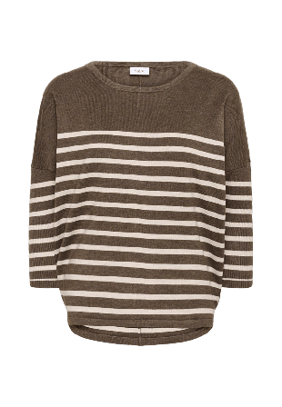 Saint Tropez MilaSZ Pullover Tröjor Dam Brun XXL