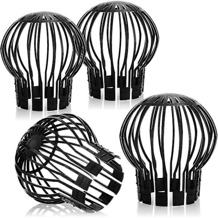 4 stk. Nedløbsbeskyttelse - Nedløbsbeskyttelse mod Blade - Tagrende Si