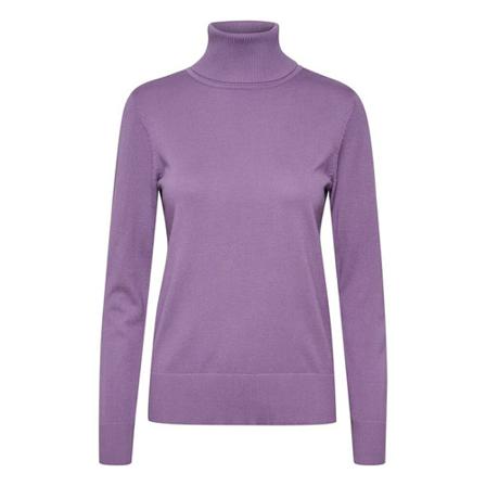 Saint Tropez Turtlenecks Lilla, Dame Rullekraver
