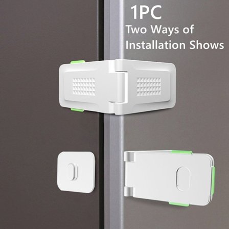 Koti Jääkaapin Lukkokaappi Turvalukko VALKOINEN