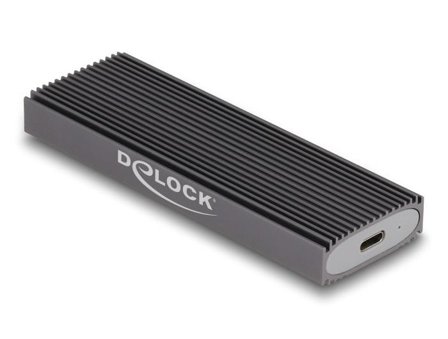 Delock External USB-C Combo Enclosure for M.2 NVMe PCIe or SATA SSD