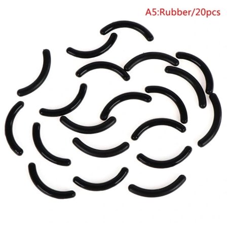 20 kpl Vaihto ripsientaivuttimen muovitäyttö Kumityynyt Eye 5