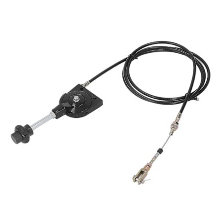 Erstatningskabel for gasspjeldkontroll for gravemaskin, 2,5 meter manuell fleksibel gasspjeldwire for Ex230