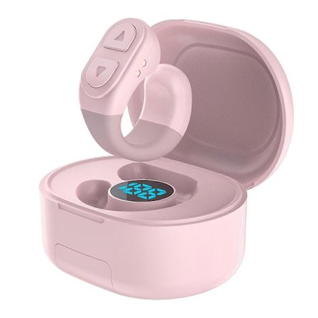 Scrolling Ring Fjernbetjening Bluetooth Side Vender Klikker med Digitalt Opladningsetui til IOS Android Telefon-