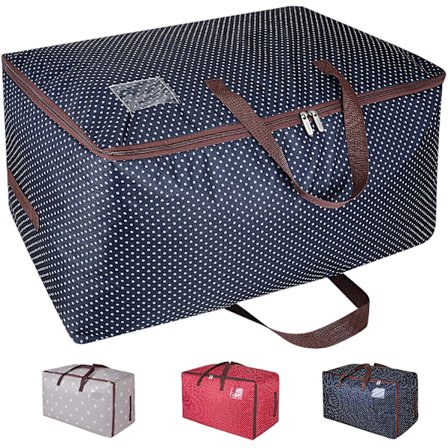 100L Beklædningsposer, Tyk Overdimensioneret Organizer Opbevaringspose, Rejse