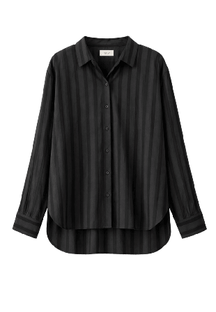 A Part Of The Art DAILY SHIRT WIDE STRIPE Skjortor Dam Svart M