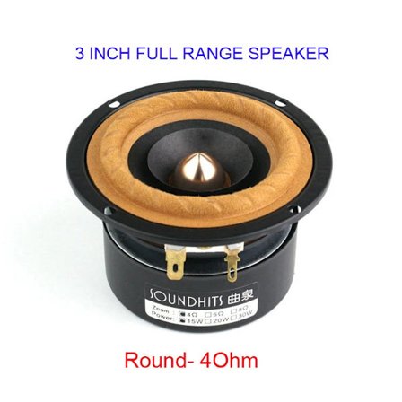 2 st/lot Sounderlink AudioLabs 3 tum Full Range Hi-Fi Woofer Tweeter Enhet Mid Bass Bullet Arrow Transducer