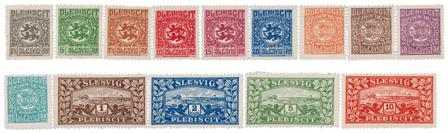Slesvig 1920 - AFA 15-28 - Ubrugt