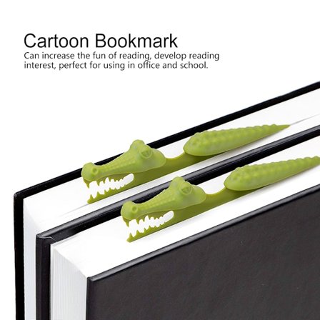 Bokmerker med tegneserie-dyreformer, kule dyrebokmerker for barn og voksne, forbedre lesegleden med slitesterk vinyldesign, perfekte bryllupsgaver 