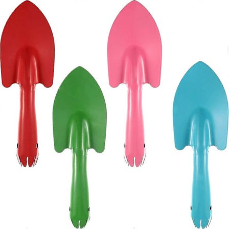 4 Deler Mini Sparkelsett Fargerike Metall Håndspade Hageverktøy Kompatibel Med Jord Planting Graving Omplanting NS