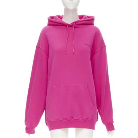 Balenciaga Vintage, Pre-owned Cotton tops Roze, Dames, Maat:M,Katoen