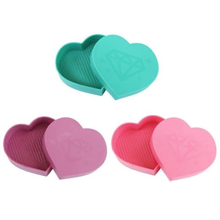 Kärleksborrskiva diamantmålningsaccessoarer bricka för pärlklassificering och förvaring