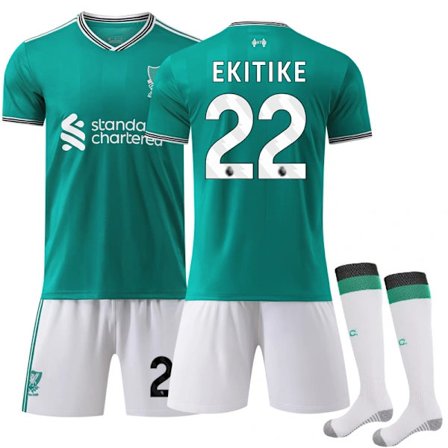 2025-2026 Liverpool Tredje Voksen Fotballdraktsett Nr 22 Ekitike-FA- NO.22 L