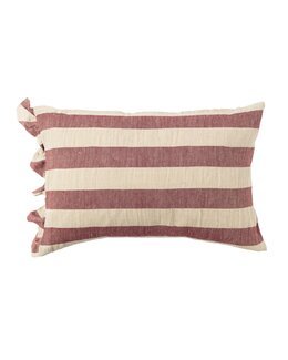 Pudebetræk Anker stribet Bordeaux