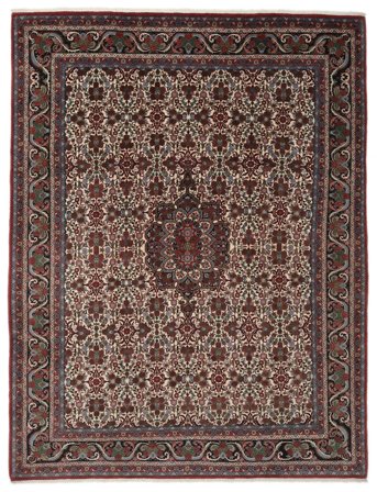 Bidjar Takab/Bukan Teppe Håndknyttet 265X350 Svart/Brun Persia