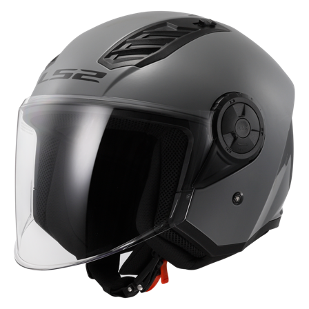 Halvhjelm LS2 OF616 Airflow II Nardo Grå 3XL