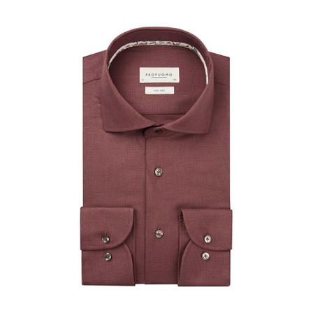 Profuomo Shirt , Rood , Heren , Maat: M