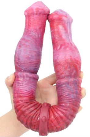 Doubleplayz Wolf Double Dildo 48 Cm - Sexleker Vuxen: Vibrator, dildo & massajestaver