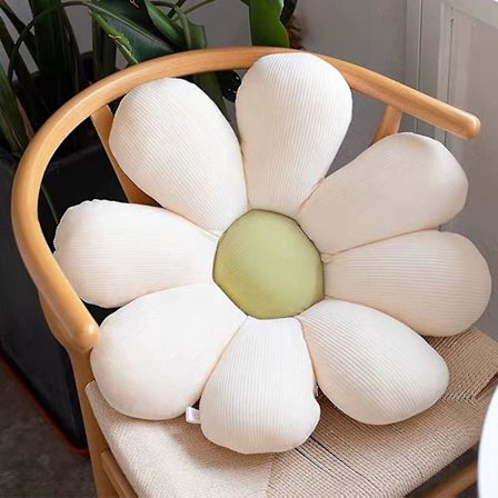 60cm Blomster Golvkudde Söt Blomform Kudde Solros Kudde