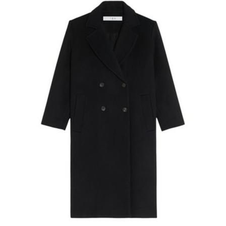 Iro, Double-Breasted Coats Zwart, Dames, Maat:S