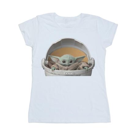 Star Wars Dam/Kvinnor The Mandalorian The Child Pod Bomull T-shirt White L
