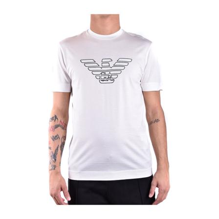 Emporio Armani, T-Shirts Wit, Heren, Maat:XL