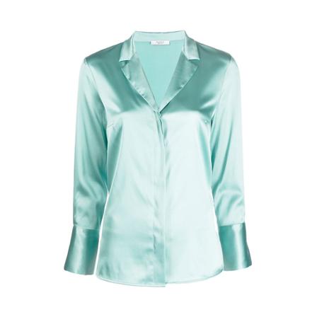 Peserico V-neck shirt Grøn, Dame Skjorter