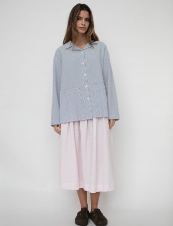 STUDIO FEDER Olga Skirt - Seersucker - Pink - XS