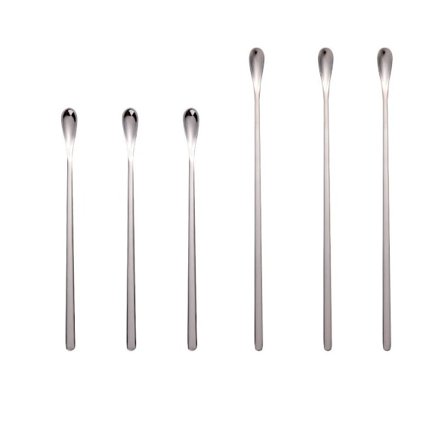 6 stk. Cocktailrørere omrøreske Lille saltkrydderske