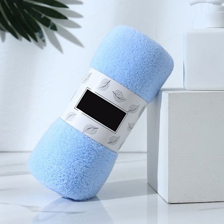 30*60 cm mjuka koraller fleecehandduk Välabsorberande badhandduk för hemhandansiktsdusch piller inte fasta färger