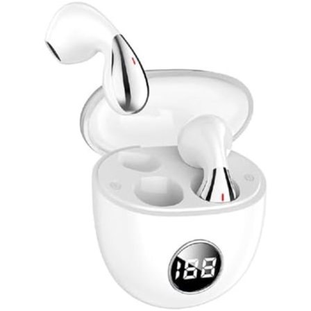 Trådløse ørepropper, Bluetooth V5.3 hodetelefoner nyeste versjon trådløse hodetelefoner HiFi stereo øretelefoner, 36 timer spilletid i ørepropper, 