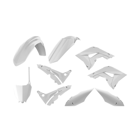 Kit Plastiche Polisport Restyling Bianco - Honda CR 125R 2002-2007