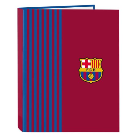 Ringpärm F.C. Barcelona Rödbrun Marinblå A4 (26,5 x 33 x 4 cm)
