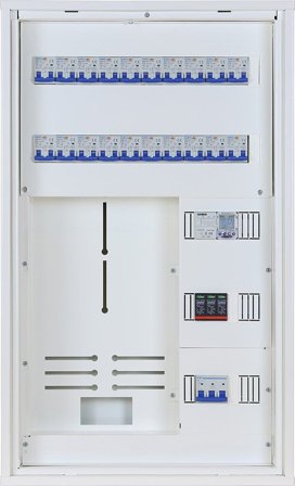 Cenika Sikringsskap 2 rader 2x21/3x7 mod m/målerfelt