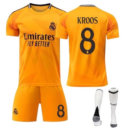 2425 Real Madrid bortefotballdrakt Kroos-drakt