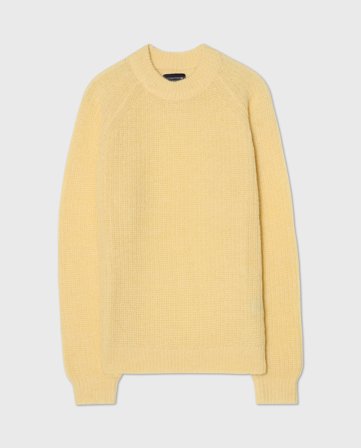 Lexington Alpakka blend raglan genser, gul