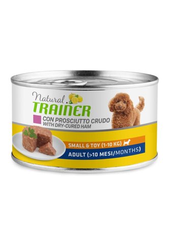 Natural Trainer Cibo Umido Prosciutto/Riso Per Cani Adulti Taglia