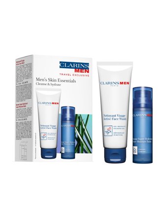 Clarins Men Skin Essentials Set cont.: Active Face Wash 125 ml + Super Moisture Balm 50 ml 1.0items