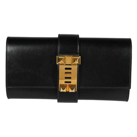 Hermès Vintage Pre-owned Clutches Sort, Dame Vintage Tasker, Størrelse: ONE Size