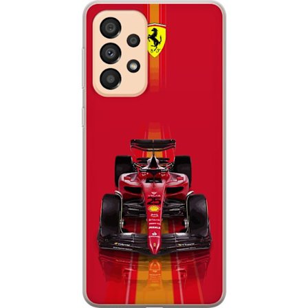 Yhteensopiva Puhelinkuori Samsung Samsung Galaxy A33 5G Ferrari Formula 1 -auto ikonisessa punaisessa muotoilussa urheilullisella tarkkuudella