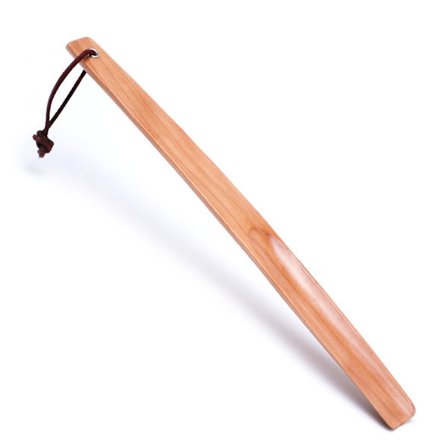 Bøgesko Horn Træ Sko Horn Sko Påklædningshjælp med Langt Håndtag