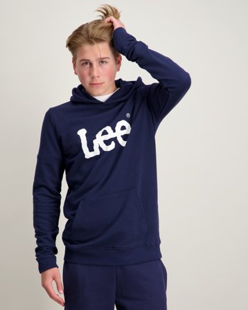 Lee Wobbly LEE Graphic LB OTH Hoodies Blå Huvtröjor/Hoodies Kille - Kids Brand Store
