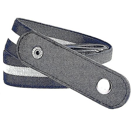 2-pack spännlöst elastiskt bälte, bekvämt justerbart osynligt stretch midjebälte för jeansshorts och byxor