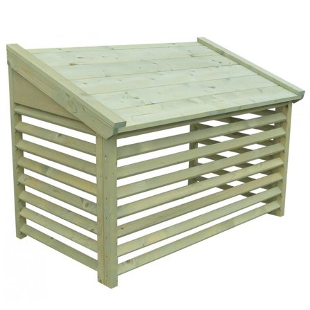 Grøntklima Varmepumpehus i impregnert materiale Standard C003B