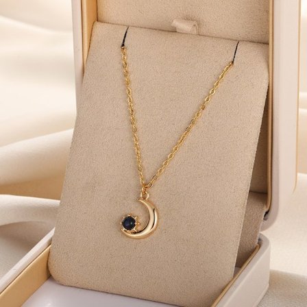 Flyg- och rymdsmycken Yttre rymden Månstjärna Flerfärgat stenhalsband Astronaut Exploreing Planet Hängsmycke Kvinnor Barn