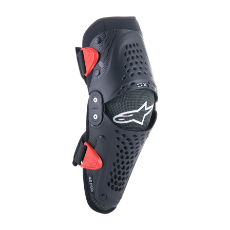 Ochraniacze Kolan Alpinestars SX-1 Dziecięce Czarno-Czerwone Czarny/Czerwony L/XL